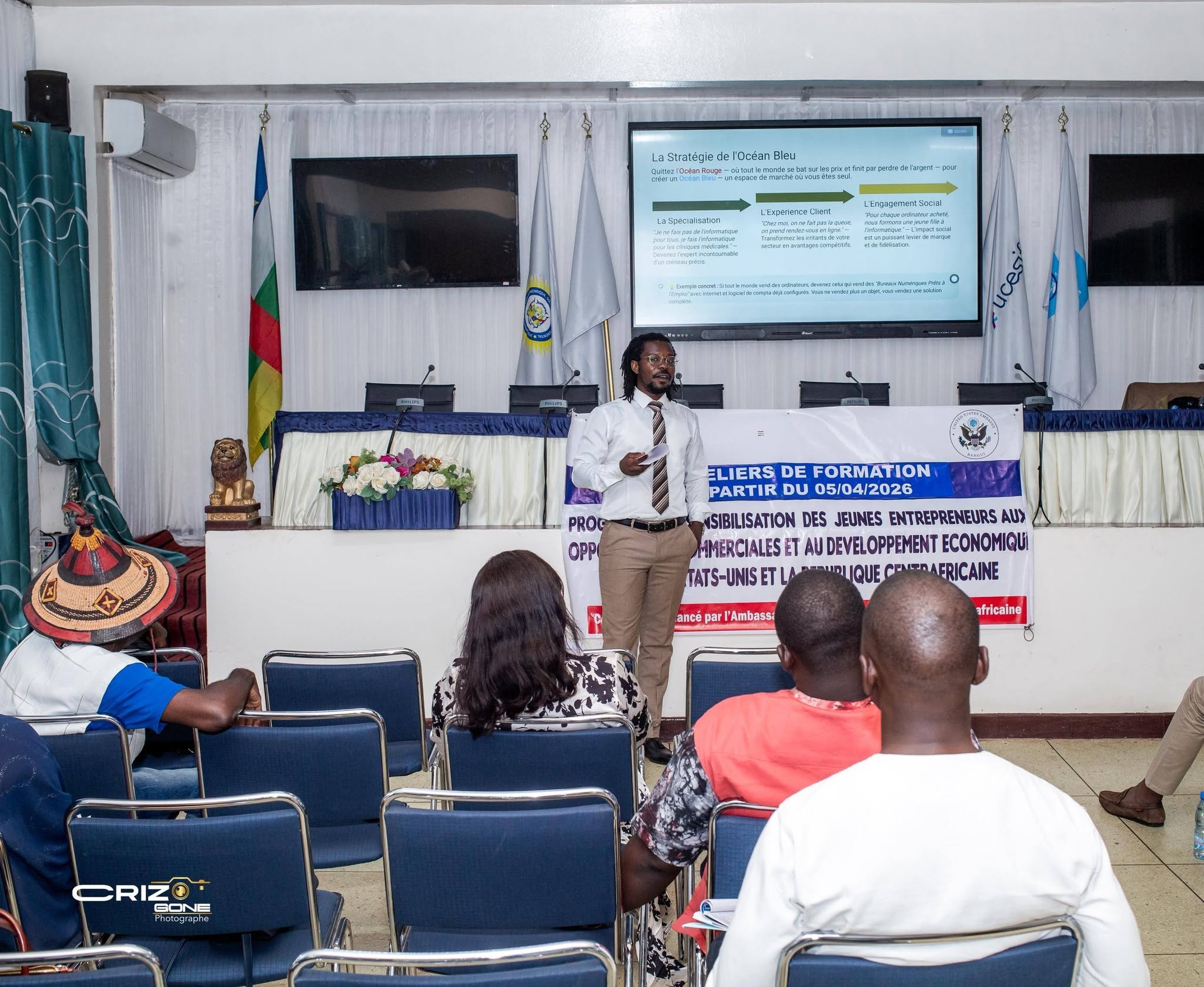 Écosystème entrepreneurial à Bangui : Les champions du programme USA-RCA propulsent leurs business vers l'excellence